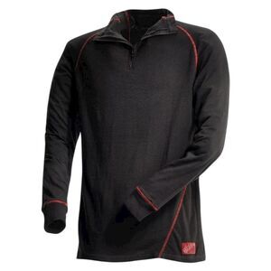 Red Wing Shoes Shirt Mens 2XL Black Quarter Zip FR Base Layer Workwear RW 69004